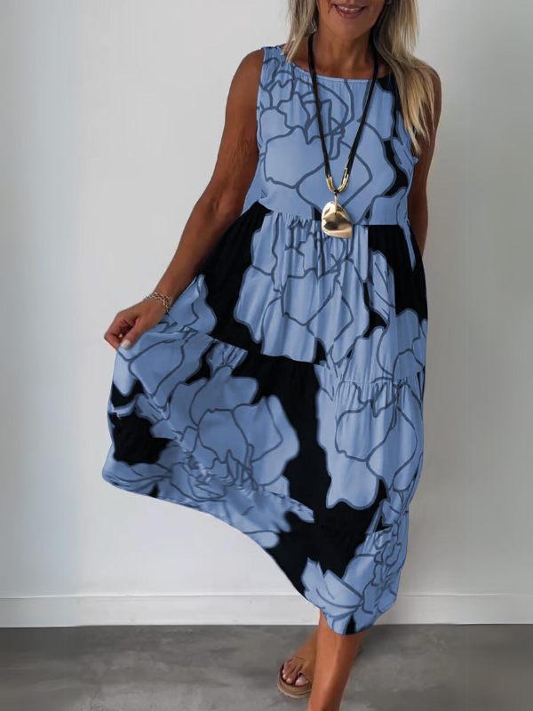 Édith™ | Robe Chic à Motif Floral