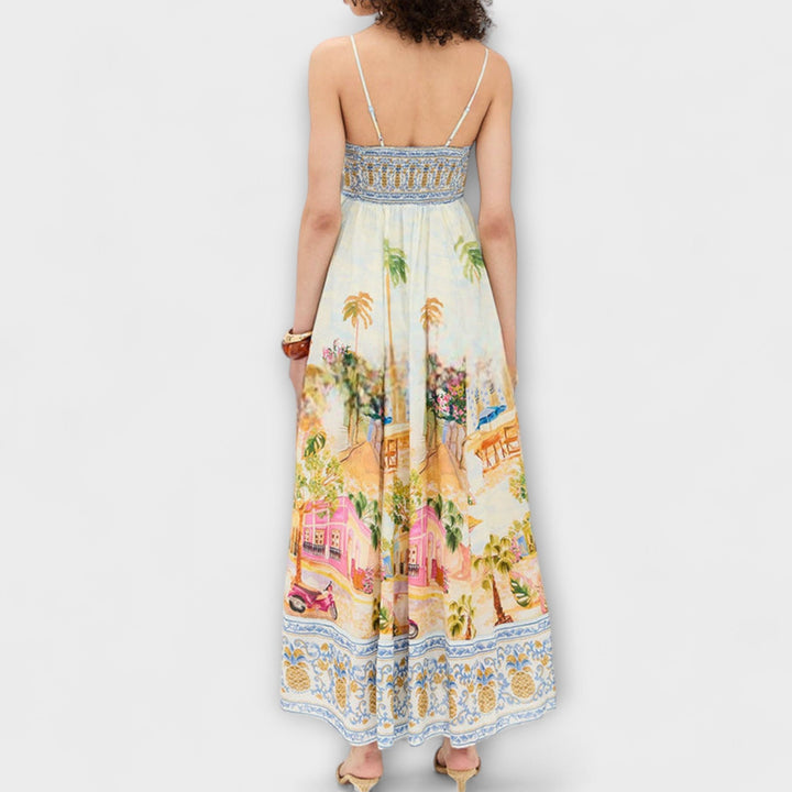 Lumen - Robe Maxi Aracati Multicolore