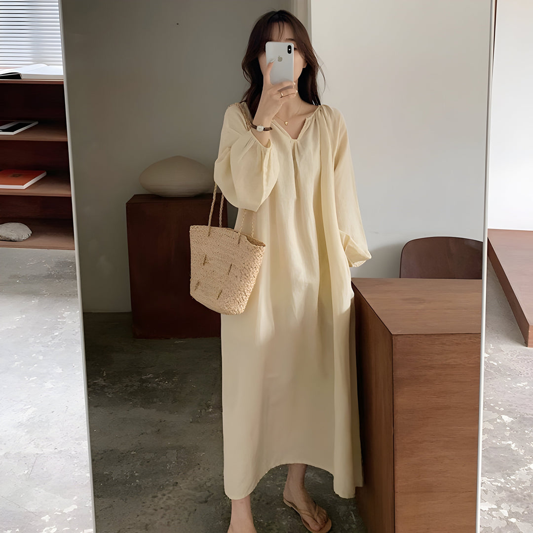 Sohée™ | Élégante Robe de Lounge en Coton