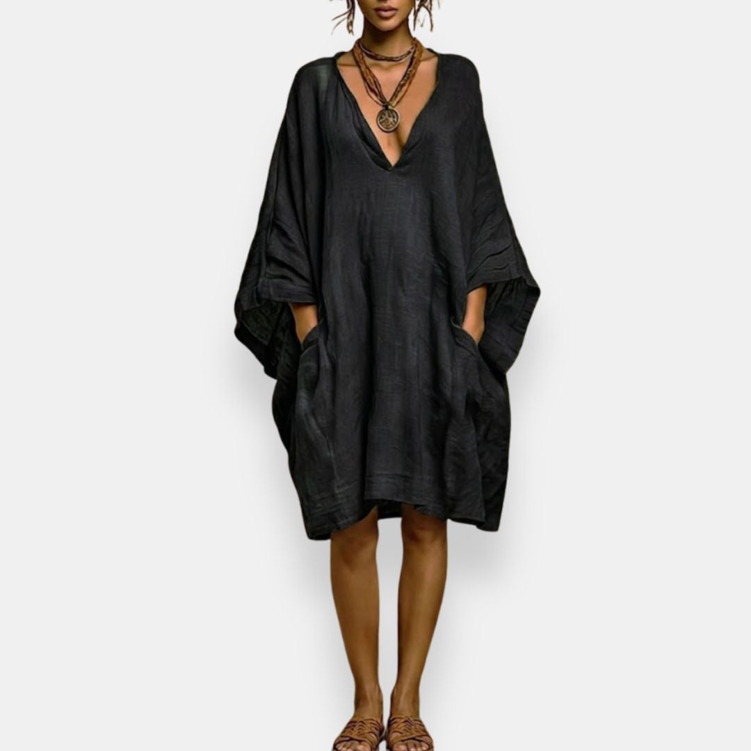 Cassienne | Robe Oversize Décolletée
