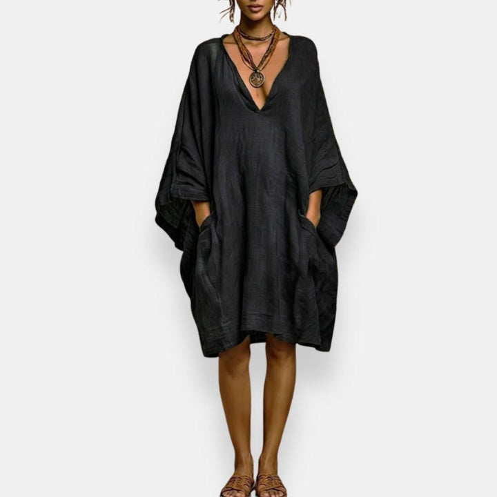 Cassienne | Robe Oversize Décolletée