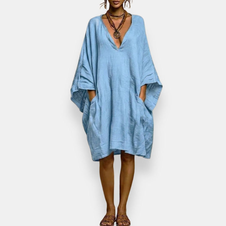 Cassienne | Robe Oversize Décolletée