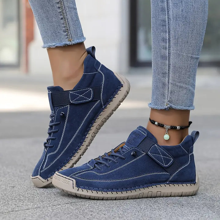 Gisela - Chaussures orthopédiques confortables effet cuir