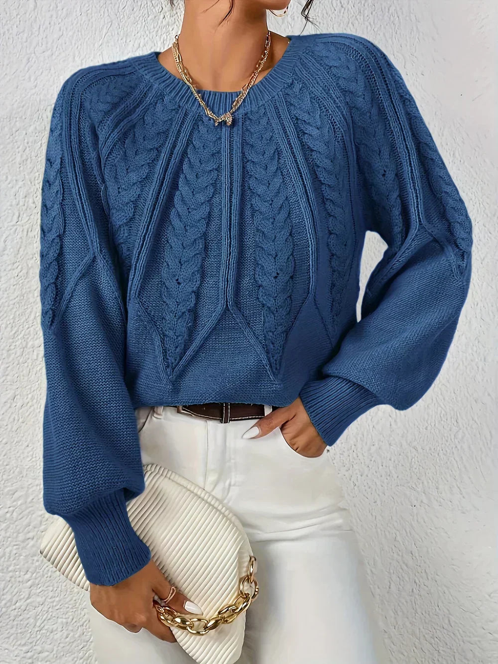 Nora™ | Pull Confortable en Maille