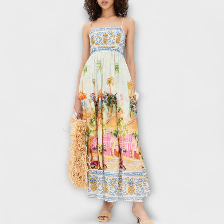 Lumen - Robe Maxi Aracati Multicolore
