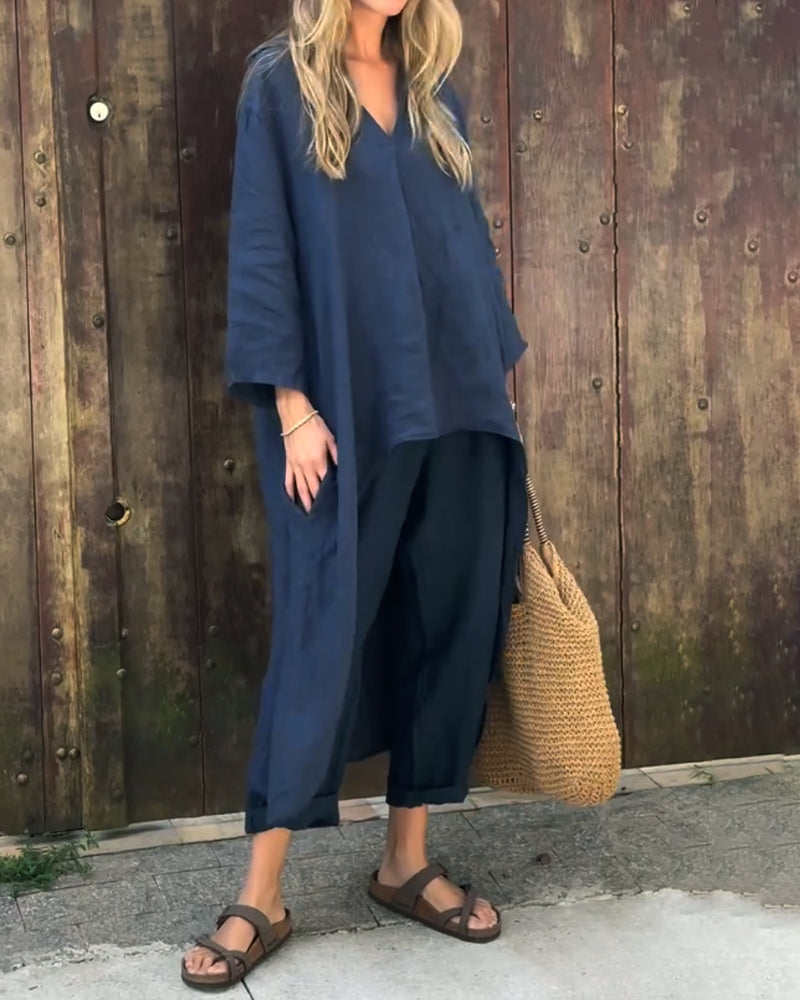 Anna - Élégance Confortable en Ensemble