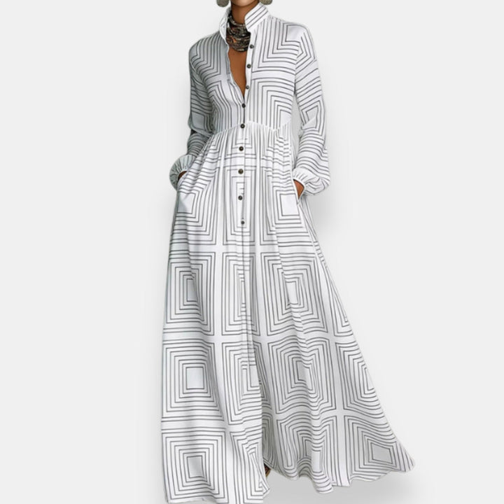 Milène | Robe Chemise Imprimée