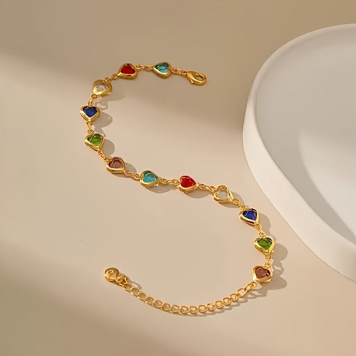 Bracelet unique en forme de cœur