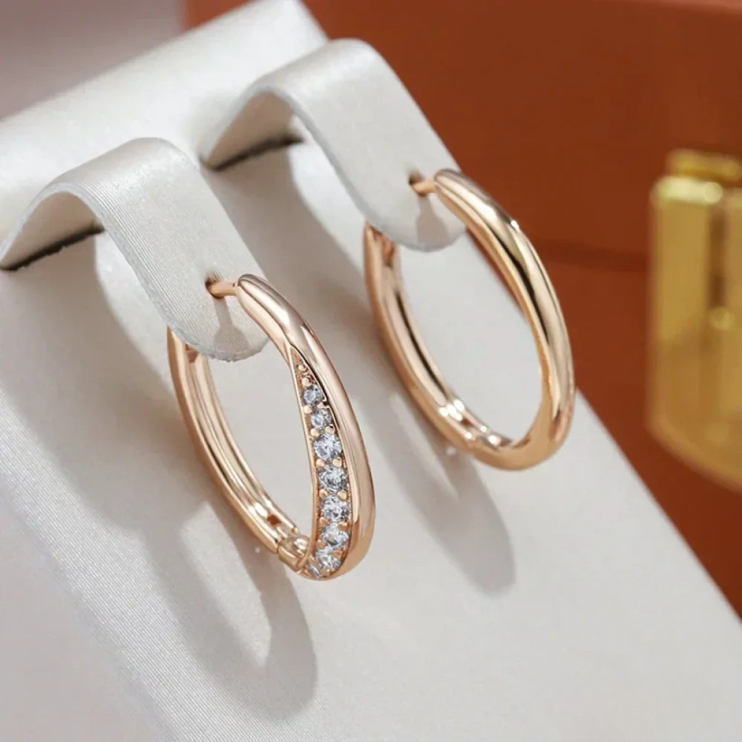 Boucles d'oreilles en or chics