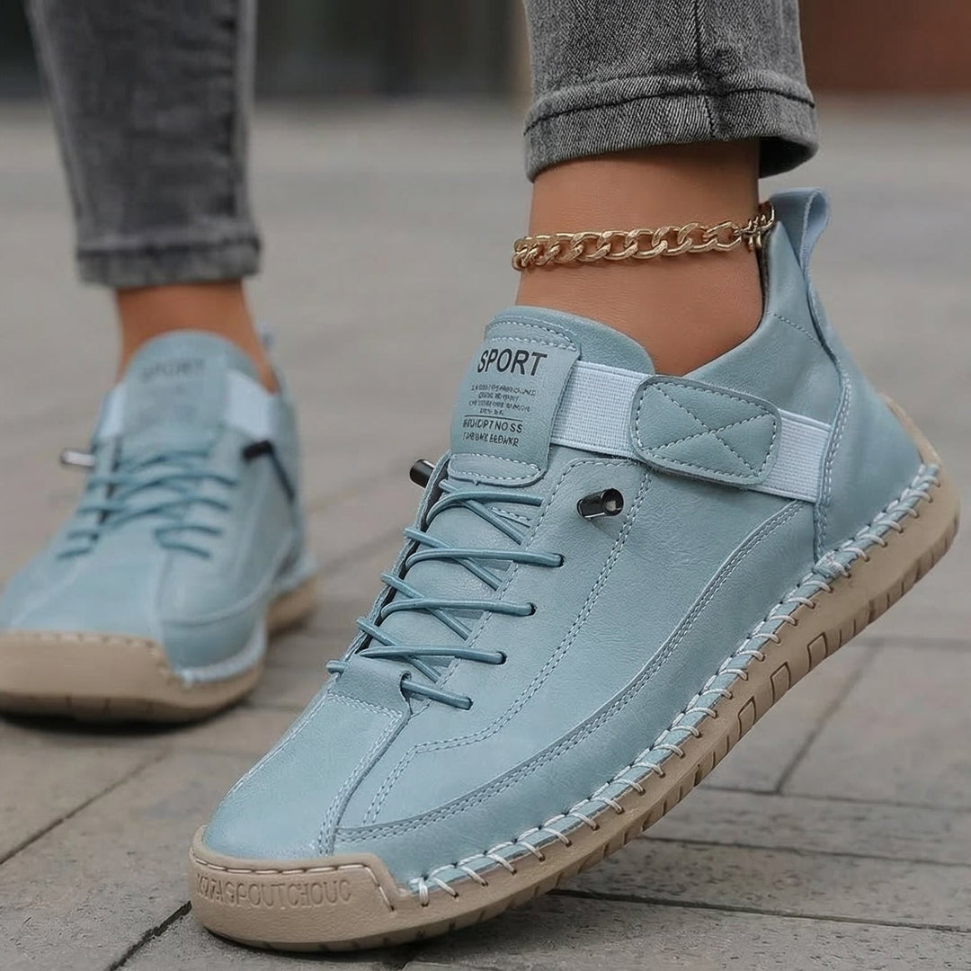 Gisela - Chaussures orthopédiques confortables effet cuir