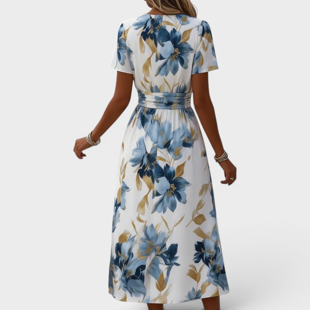 MOREAU LYON | ROBE FLORALE EN WRAP POUR FEMMES