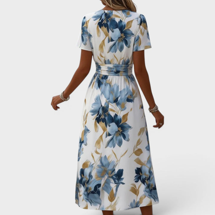 MOREAU LYON | ROBE FLORALE EN WRAP POUR FEMMES