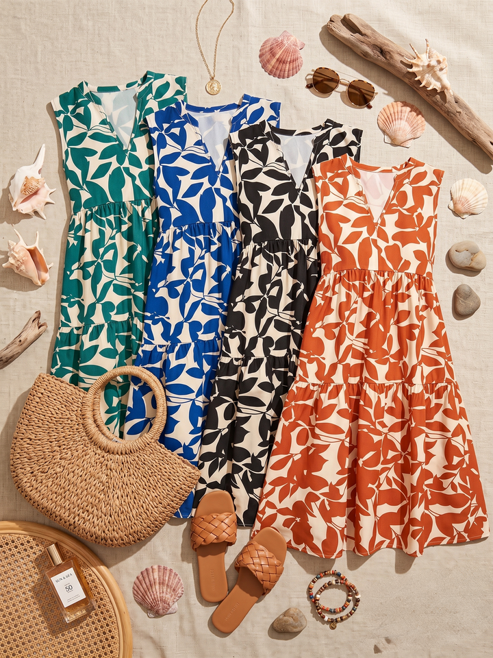 TASHA | ROBE MIDI FLUIDE ÉPANOUISSANTE