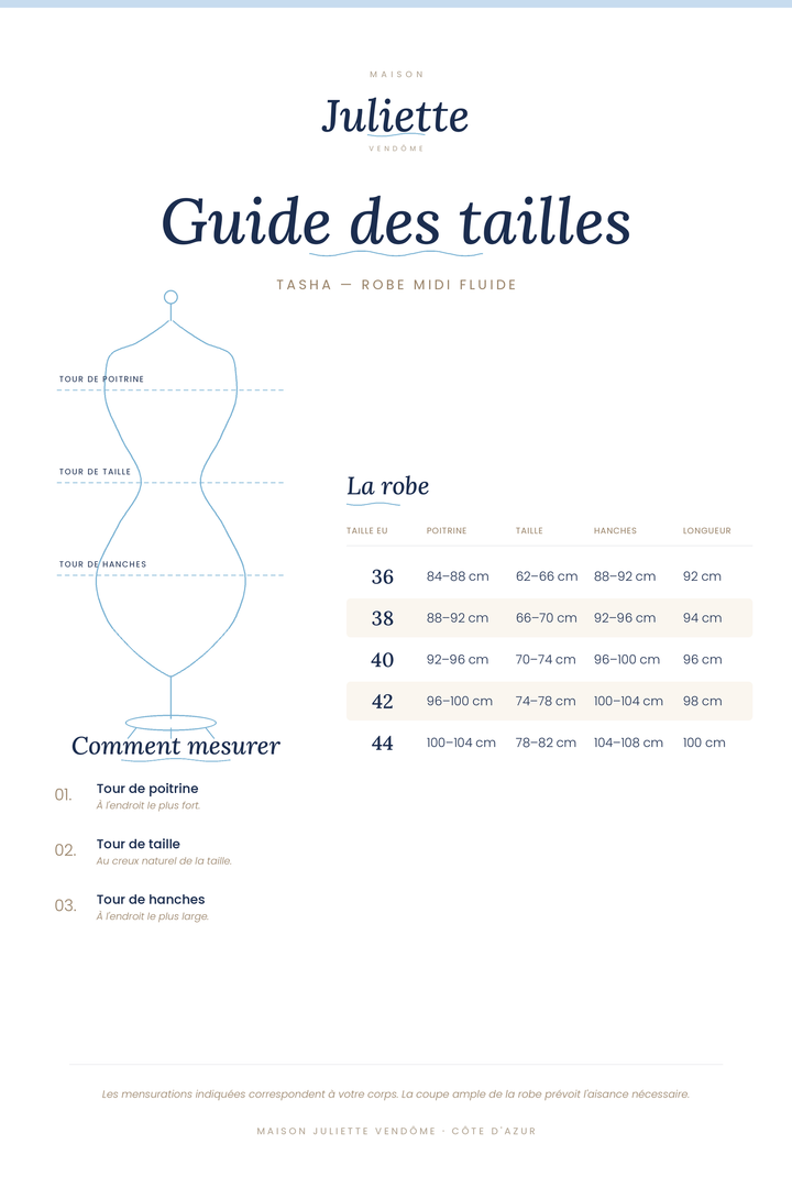 TASHA | ROBE MIDI FLUIDE ÉPANOUISSANTE