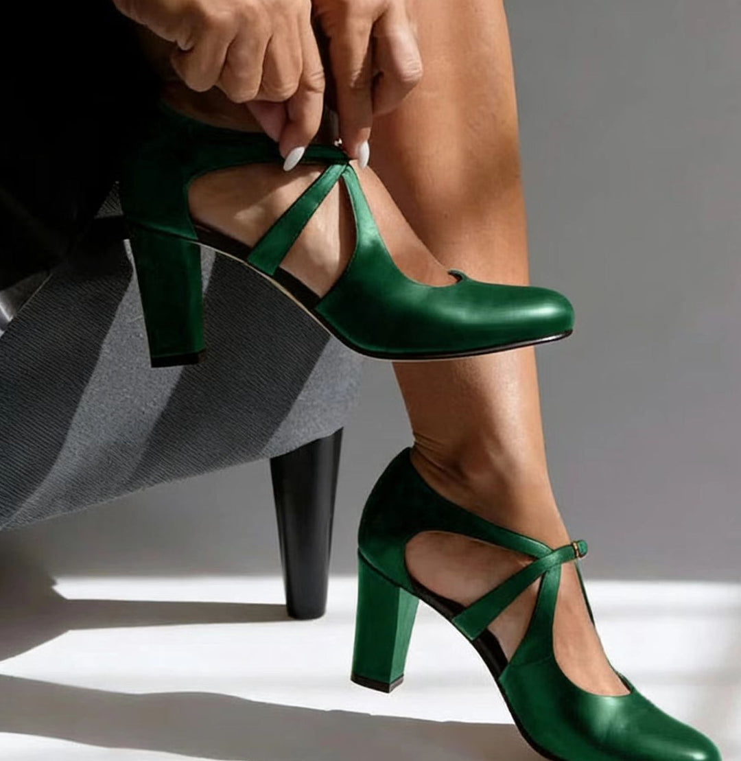 Camille | Talons en Cuir Élégants