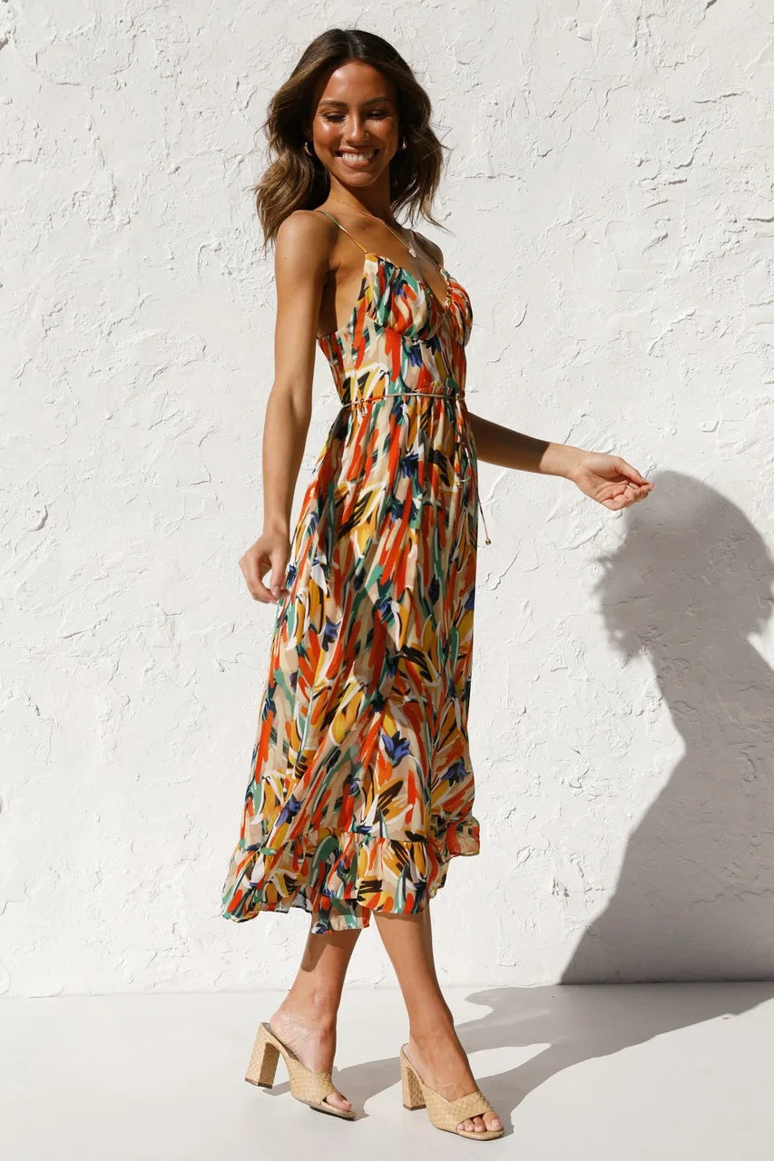 Gisèle™ | Élégante Robe aux Couleurs Classiques