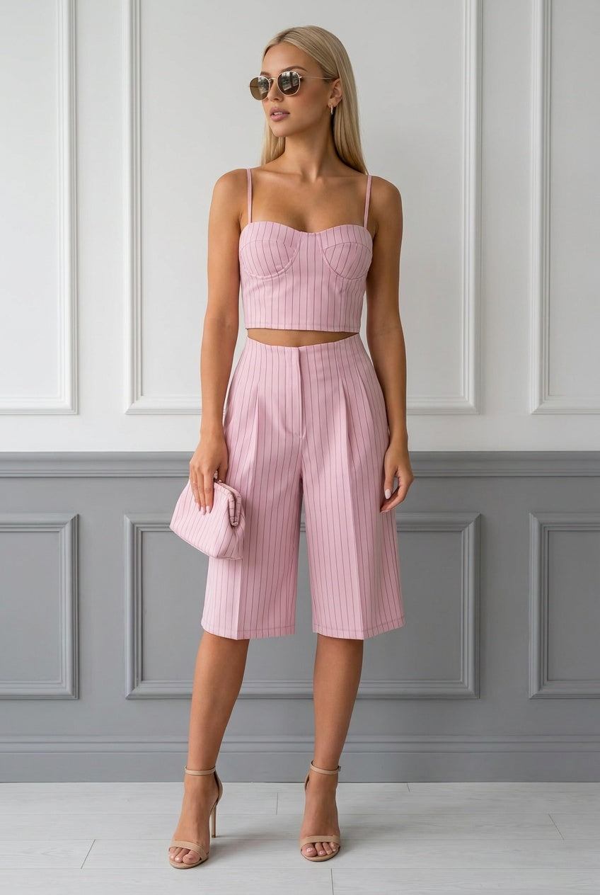 Katia — Ensemble Bermuda et Bustier