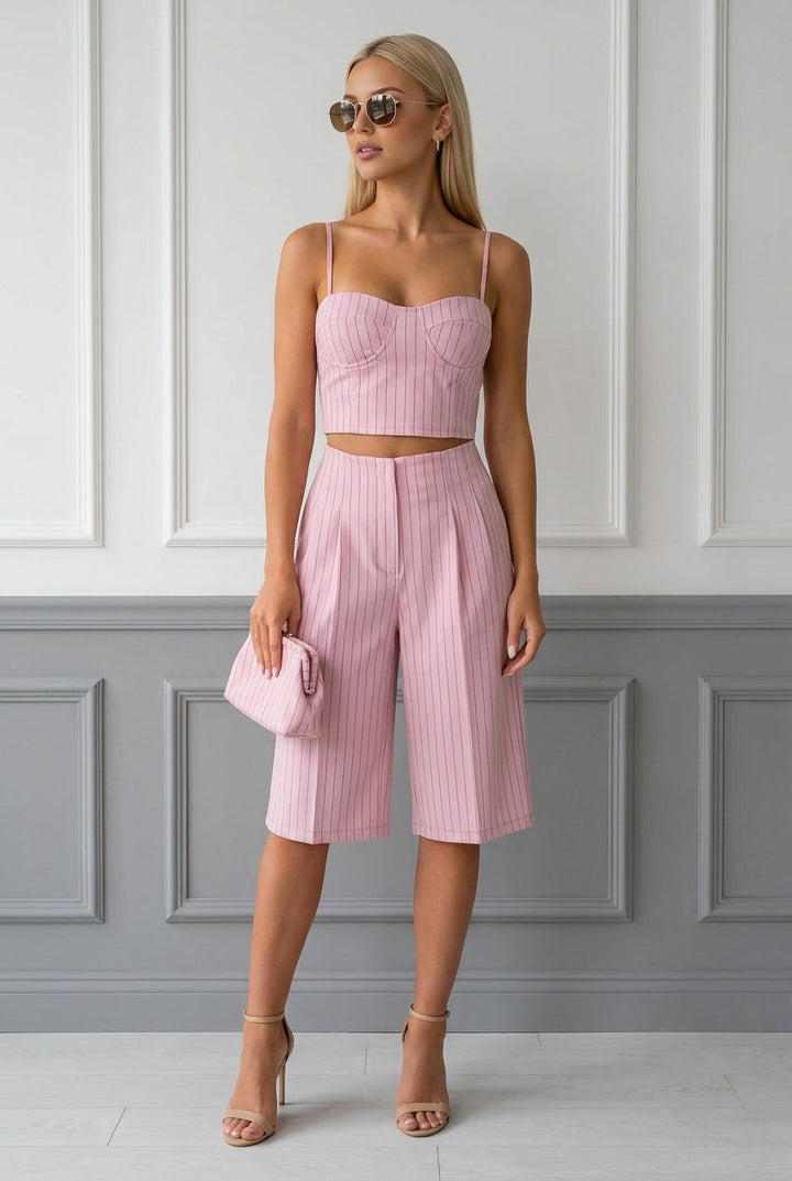 Katia — Ensemble Bermuda et Bustier