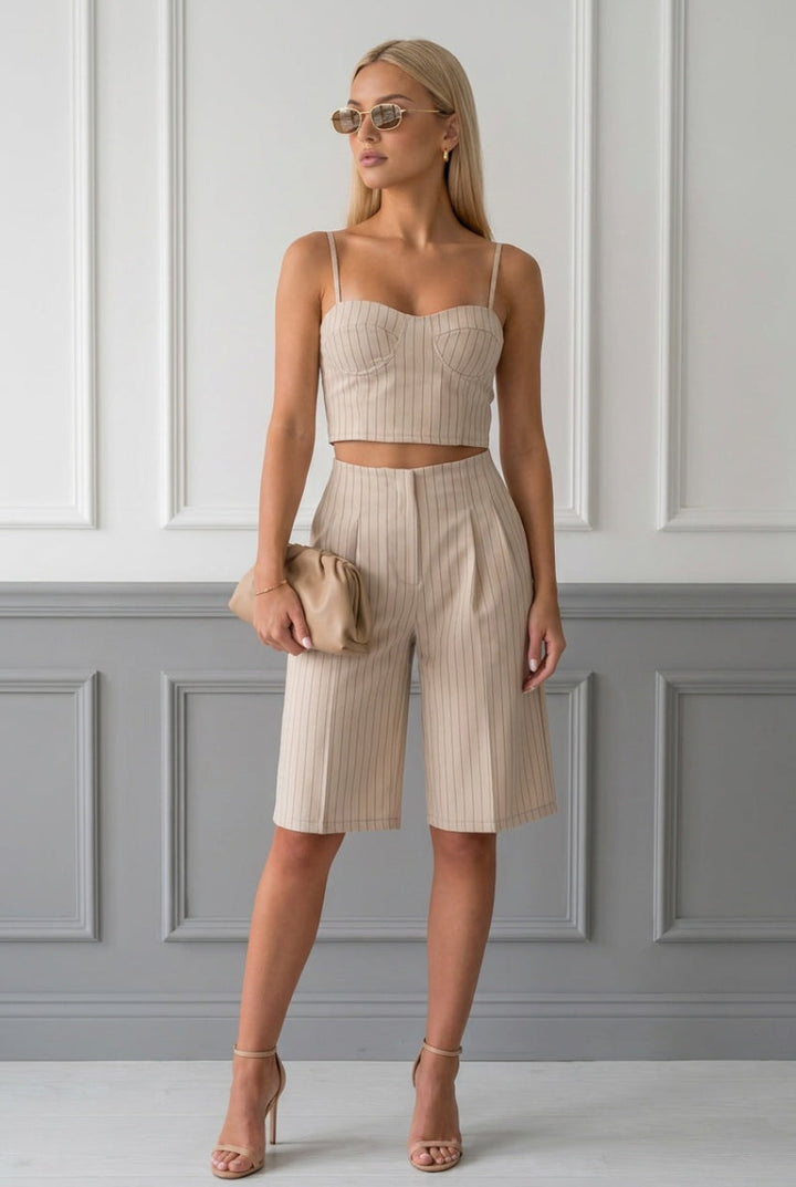 Katia — Ensemble Bermuda et Bustier