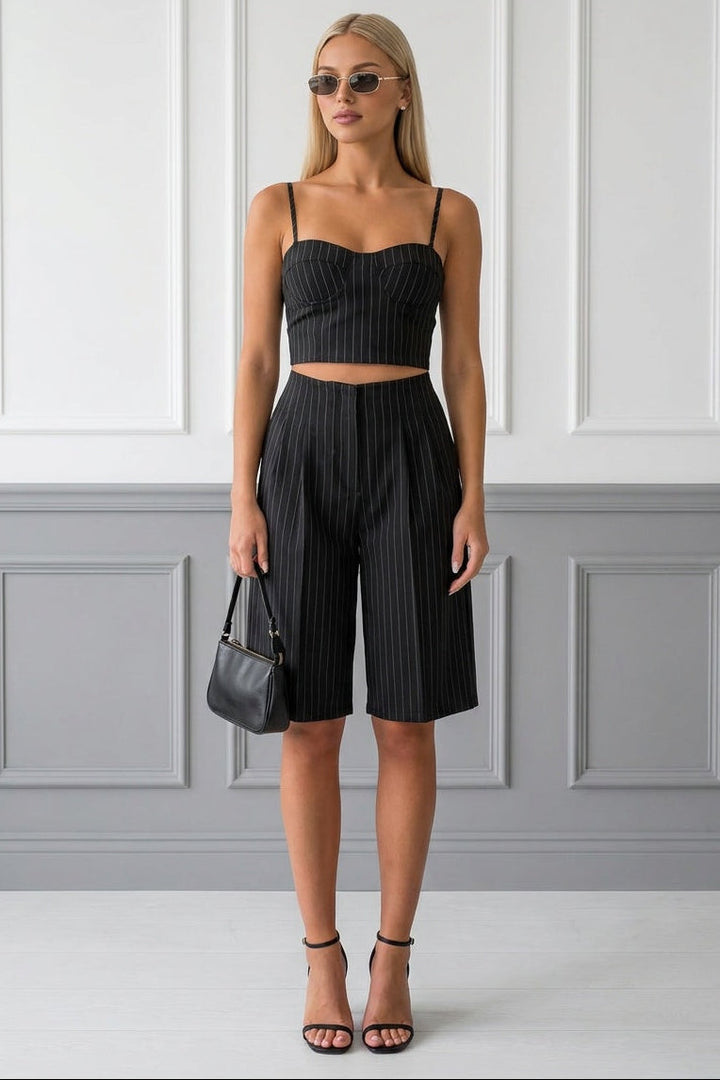 Katia — Ensemble Bermuda et Bustier