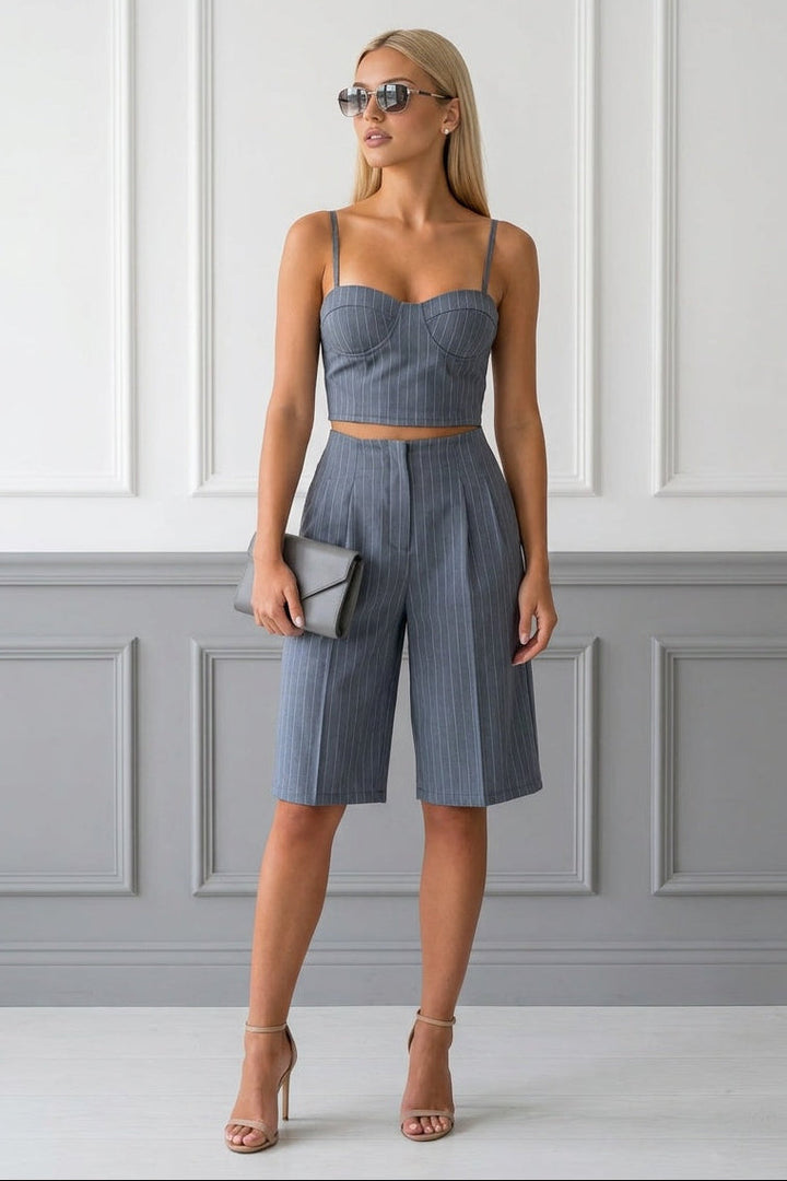 Katia — Ensemble Bermuda et Bustier