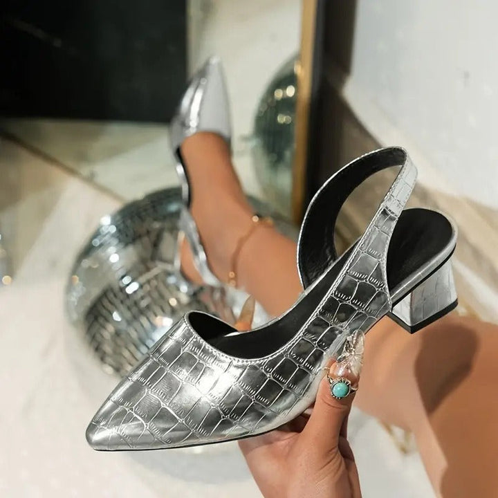 Olga - Chaussures à talons carrés élégantes