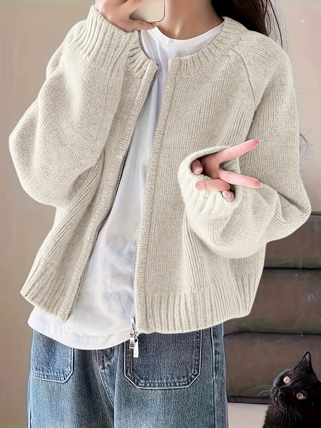 SOLÈNE™ | Cardigan Confortable et Multifonctionnel