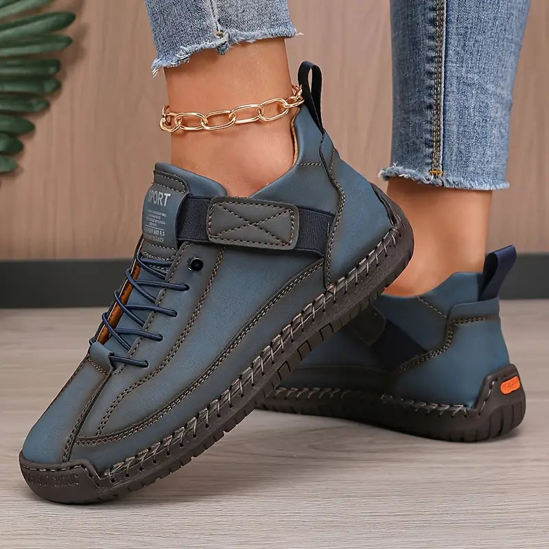 Gisela - Chaussures orthopédiques confortables effet cuir