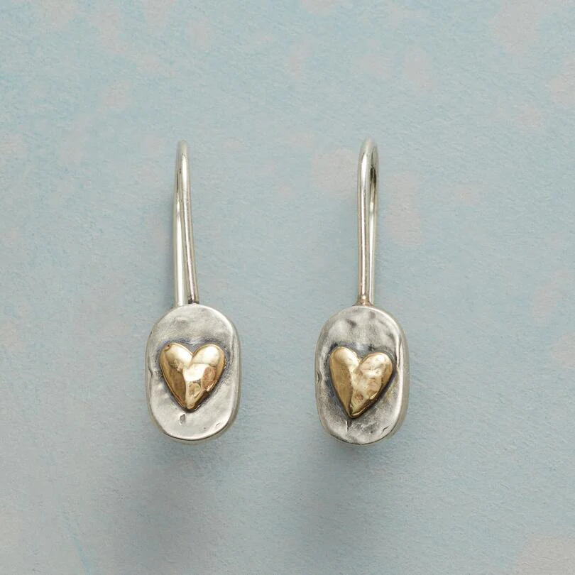 Boucles d'oreilles en argent et en or | Élise