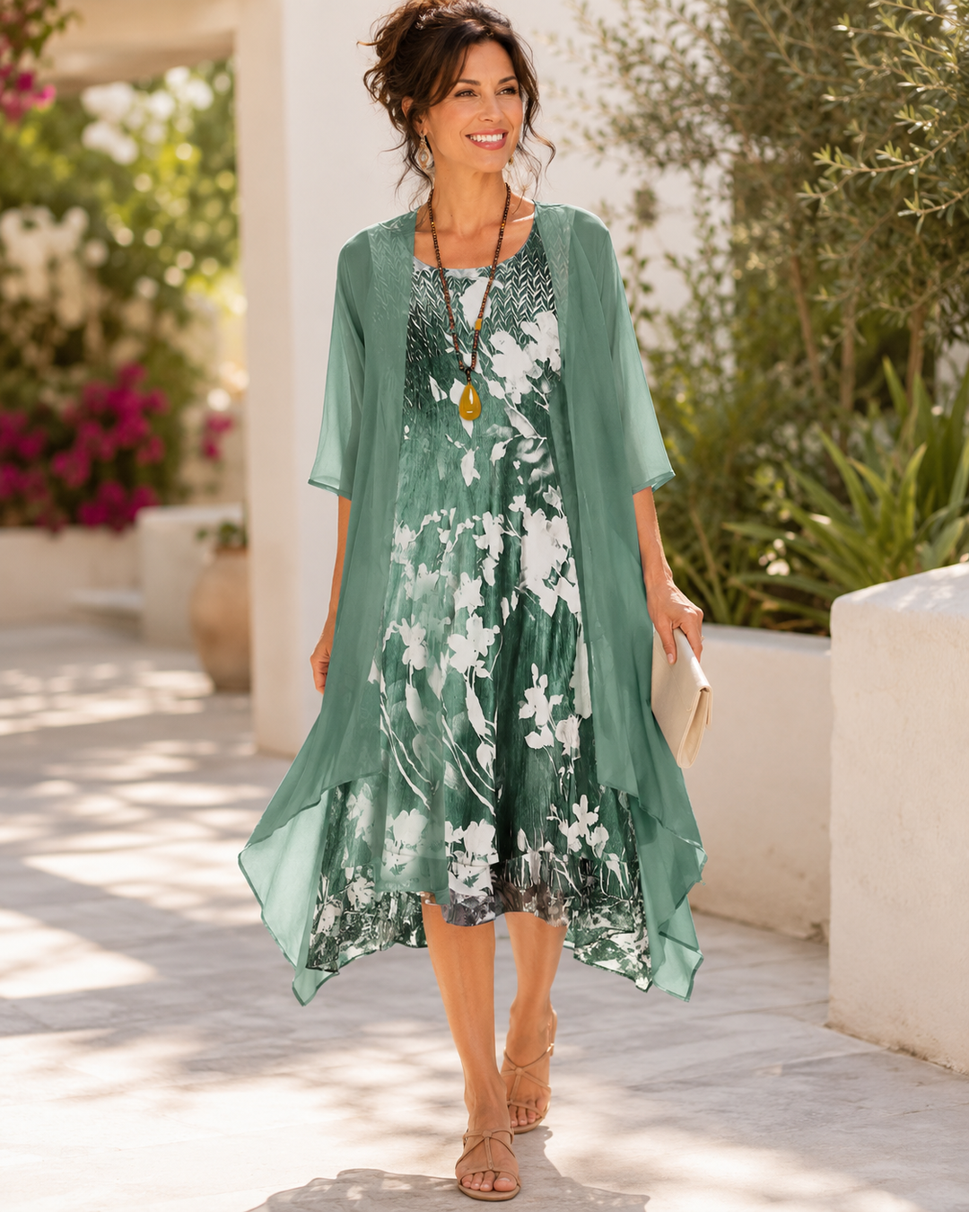Olivia | Robe à Deux Couches Aérée pour Femmes