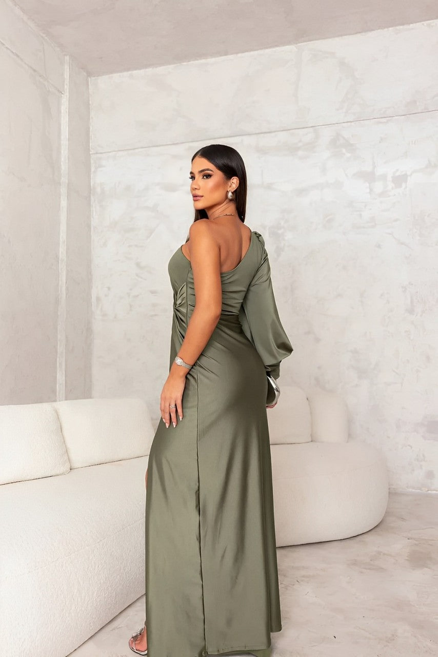 Colette™ | Élégante Robe Asymétrique à Une Épaule